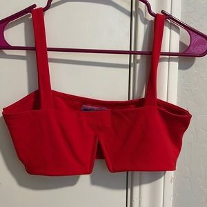 Red edikted top (size medium)